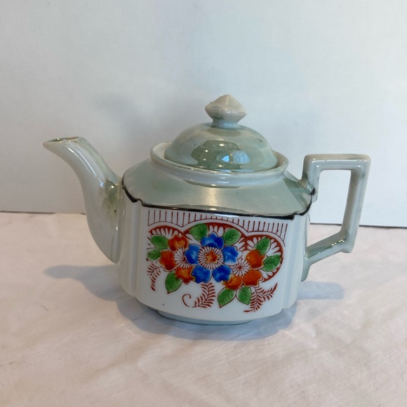 Vintage Tashiro Shoten Hand-painted Luster Teapot - Picture 1 of 8